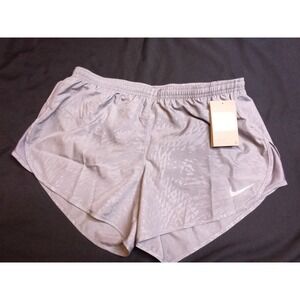 NIKE Dri-FIT Women Running Shorts Grey Camo Geometric 831281-056 Large NWT